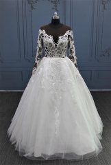 WT3308 Luxury Ball Gown Long sleeves