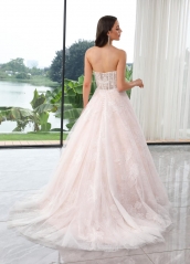 WT4527 New Lace Beading Ball Gown