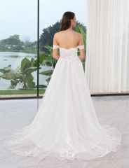 WT4533 Light tulle Aline bridal