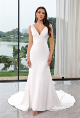 WT4636 Lovely New Elegant Crepe Bridal