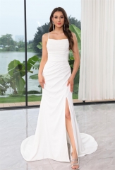 WT4644 2025 New Elegant Fitting Crepe Bridal