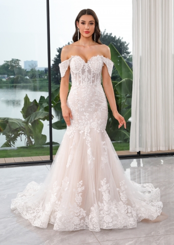 WT4728 2025 New popular Mermaid bridal